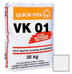 Смесь кладочная Quick-mix VK 01. A (алебастрово-белый) 