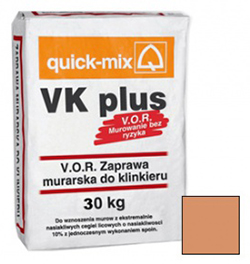 Смесь кладочная Quick-mix VK plus. R (лососево-оранжевый) 