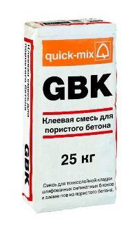 Клей для газосиликатных блоков GBK 