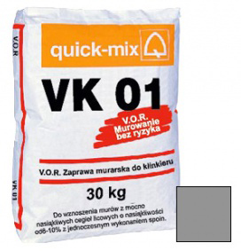 Смесь кладочная Quick-mix VK 01. T (стально-серый) 