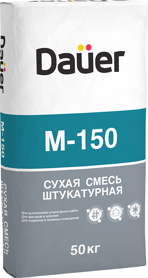 Штукатурная смесь М-150 Daüer, 50кг 