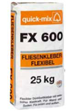 Плиточный клей Quick-mix FX 600  