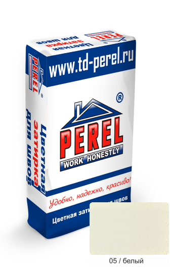 Затирка для швов белая PEREL RL (05), 25 кг 