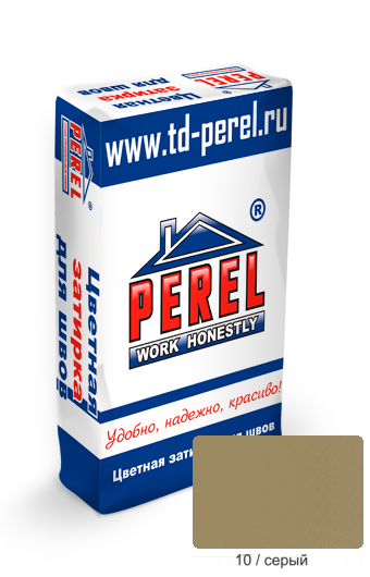 Затирка для швов серая PEREL RL (10), 25 кг 